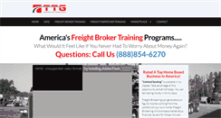 Desktop Screenshot of freightbrokertrainer.com